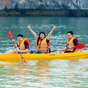 Kayaking in Halong Bay - Hanoi Locals