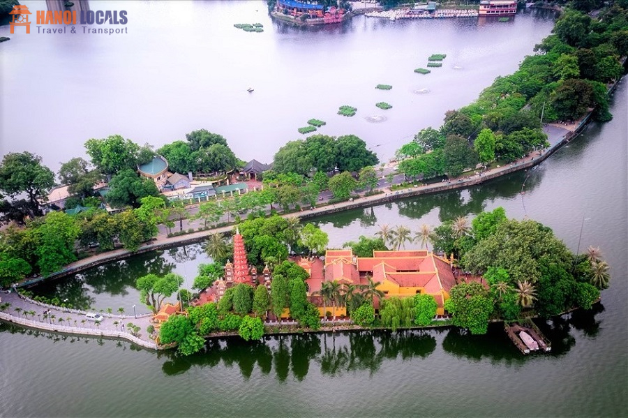 Pagoda Tran Quoc Location - Hanoi Locals