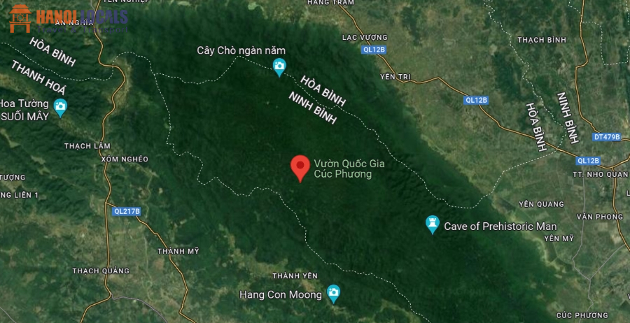 Cuc Phuong National Park Map - Hanoi Locals