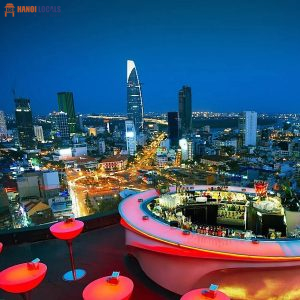 Rooftop Bar - Jeep Tour Saigon By Night - Hanoi Locals