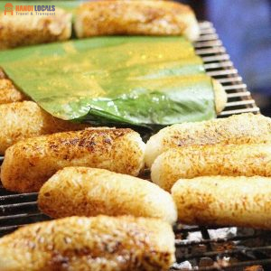 Grilled Banana Sticky Rice