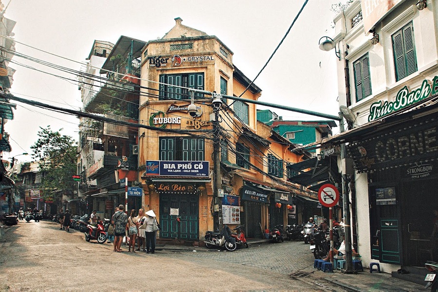 Ta Hien Street Hanoi Old Quarter