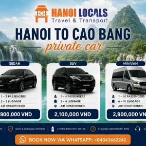 Hanoi to Cao Bang private car - Hanoi Locals